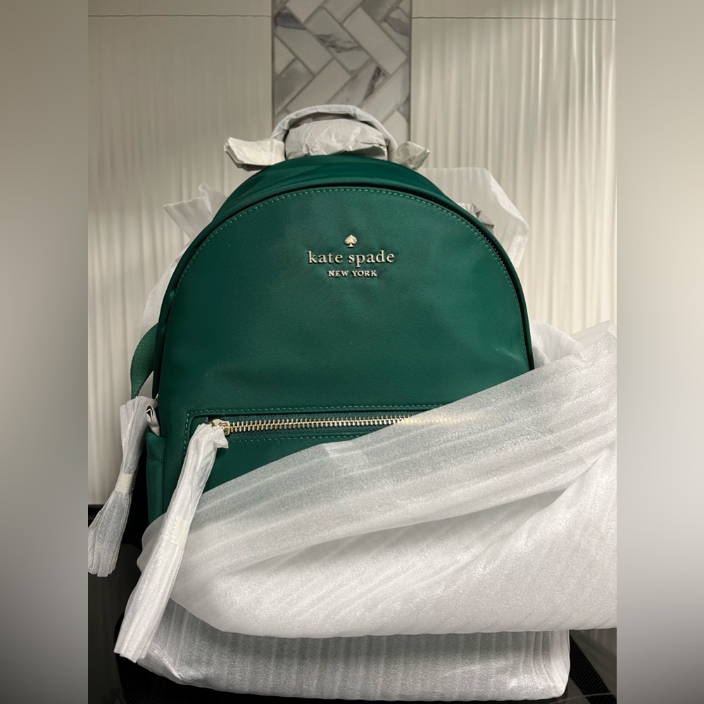NIP Kate Spade Chelsea Medium Backpack Jade Green